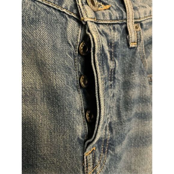 Lucky Brand Boulder Opal Vintage‎ Button Fly Straight Leg Jeans Size 27 - Picture 3 of 5